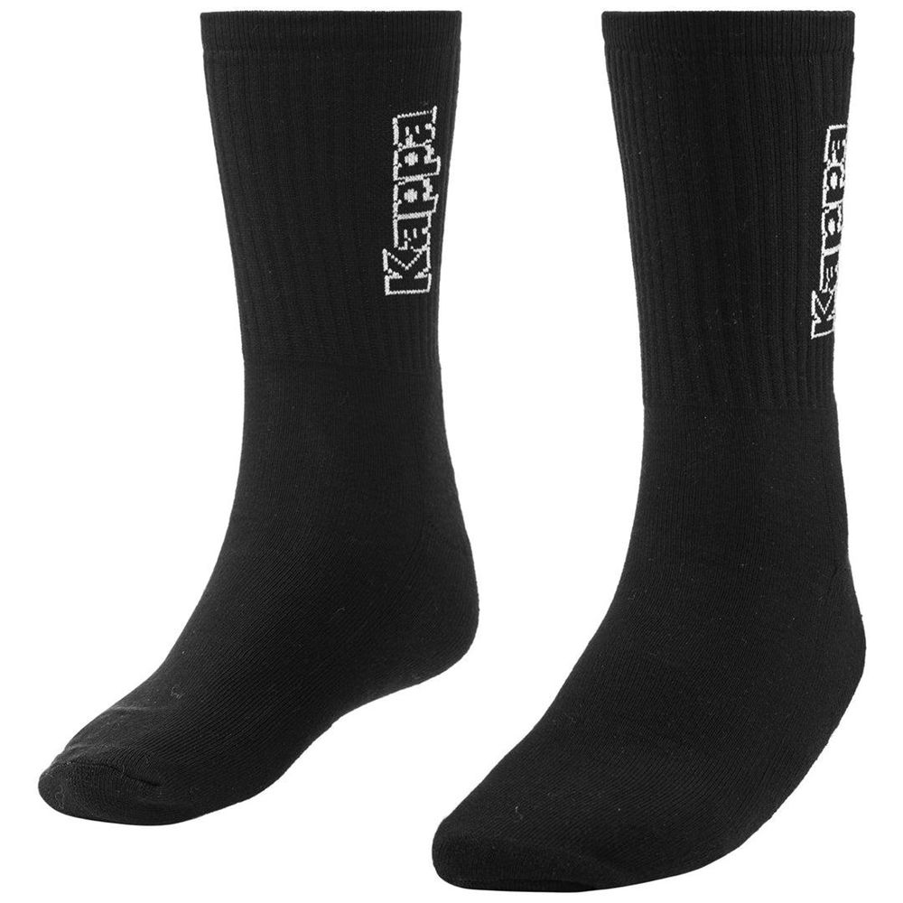 Men Kappa 4 Volley Woly 1pack Socks Black | RP5781903