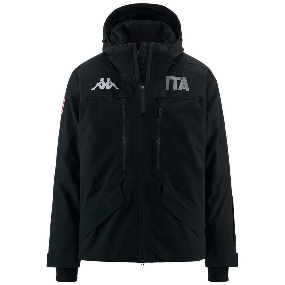 Men Kappa 6 Cento 602f Ita Jacket Navy | IO6341958