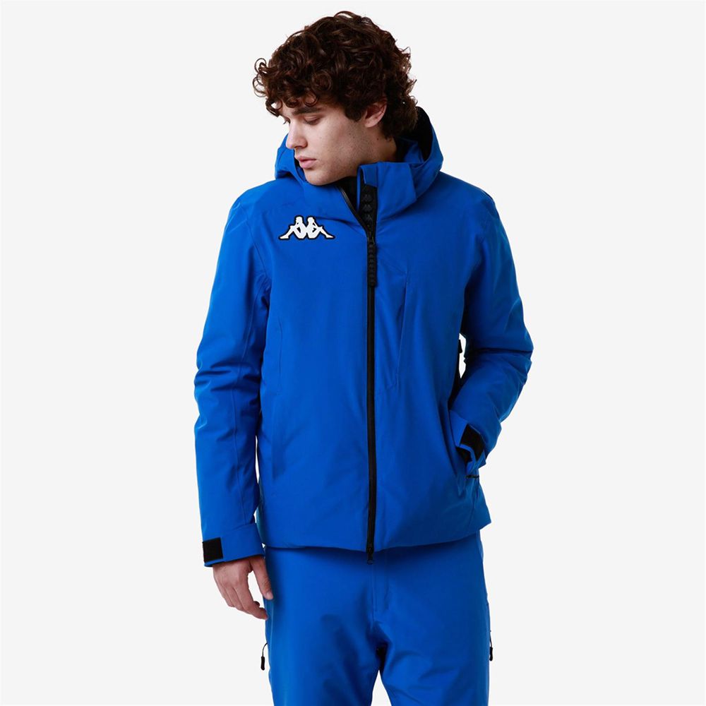 Men Kappa 6 Cento 606 Jacket Blue | TX6258370