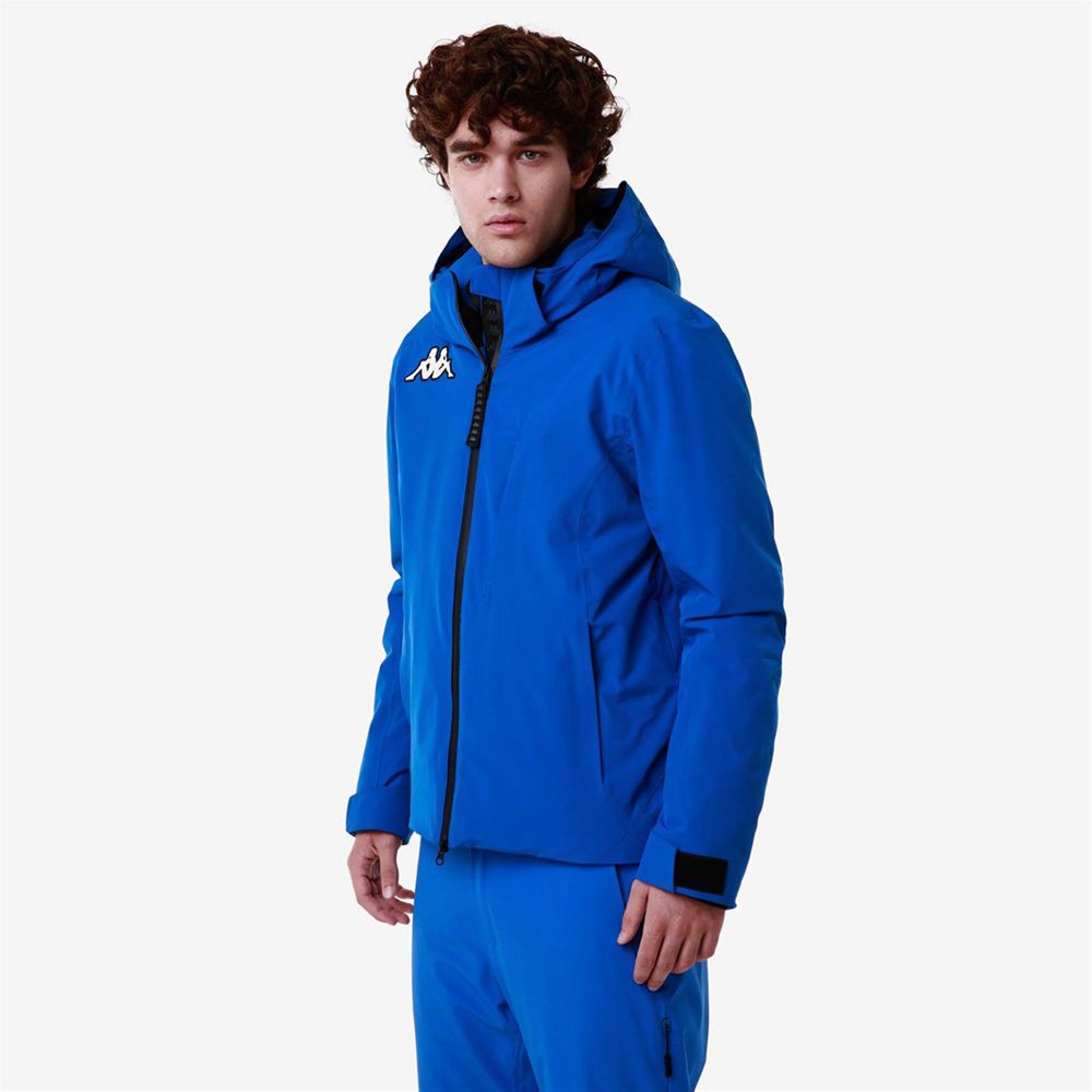 Men Kappa 6 Cento 606 Jacket Blue | TX6258370