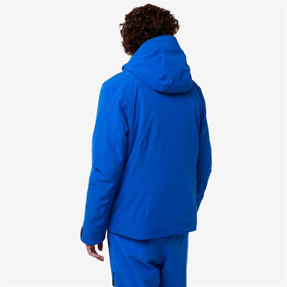 Men Kappa 6 Cento 606 Jacket Blue | TX6258370