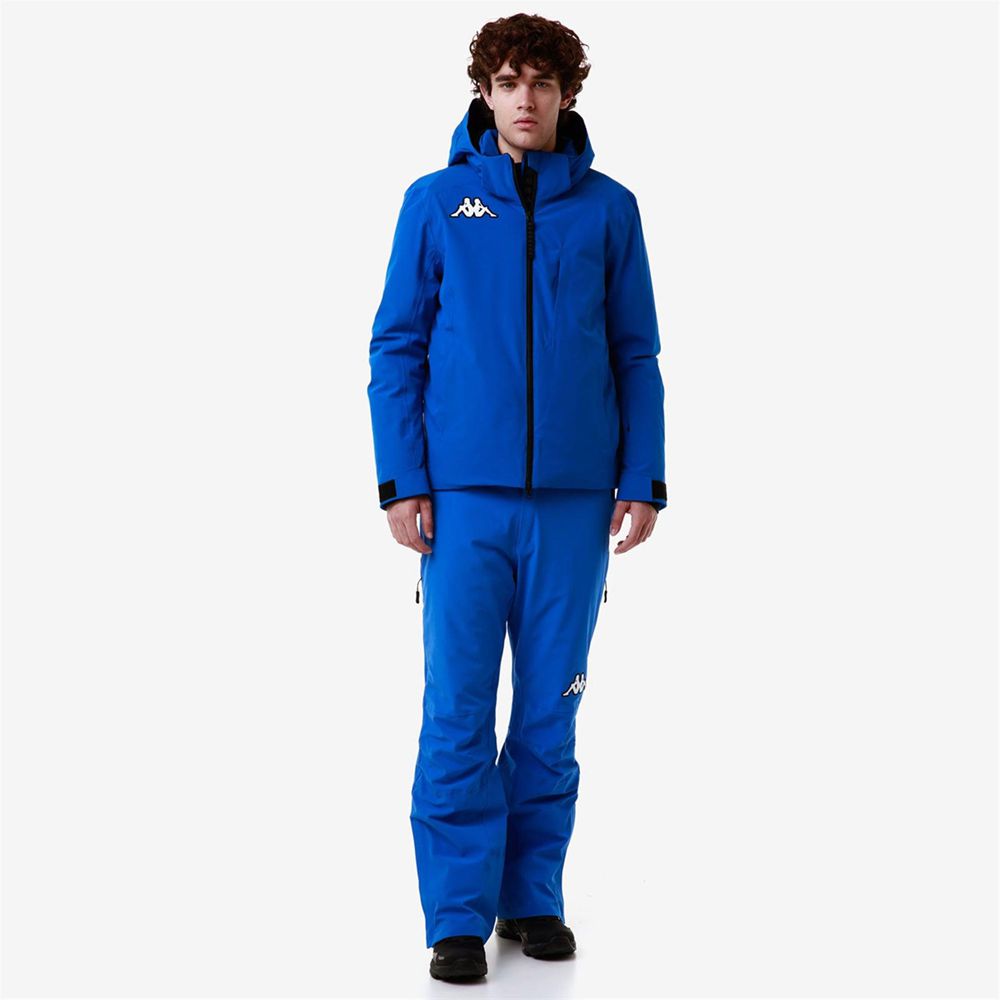 Men Kappa 6 Cento 606 Jacket Blue | TX6258370