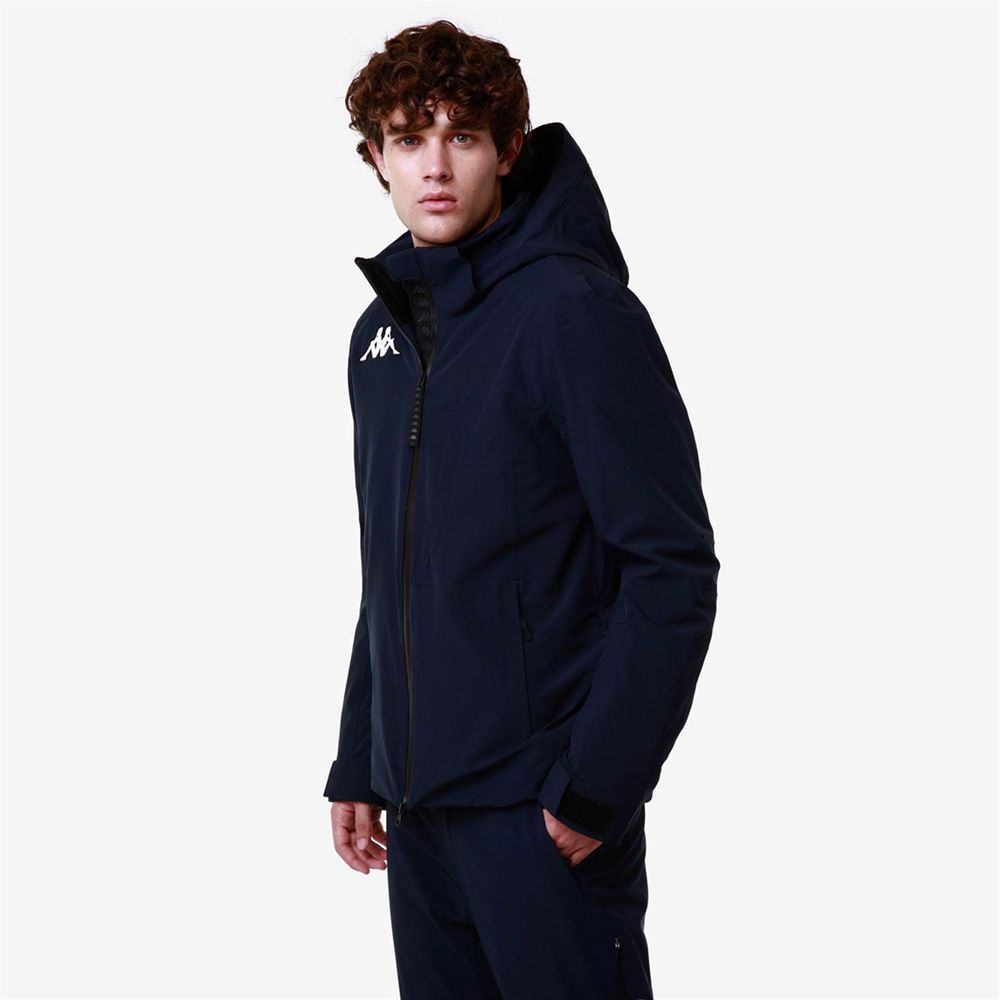 Men Kappa 6 Cento 606 Jacket Navy | NQ3467082