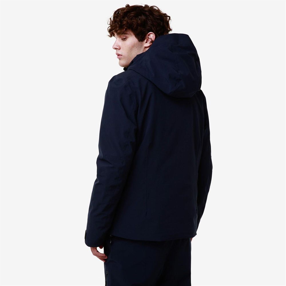 Men Kappa 6 Cento 606 Jacket Navy | NQ3467082