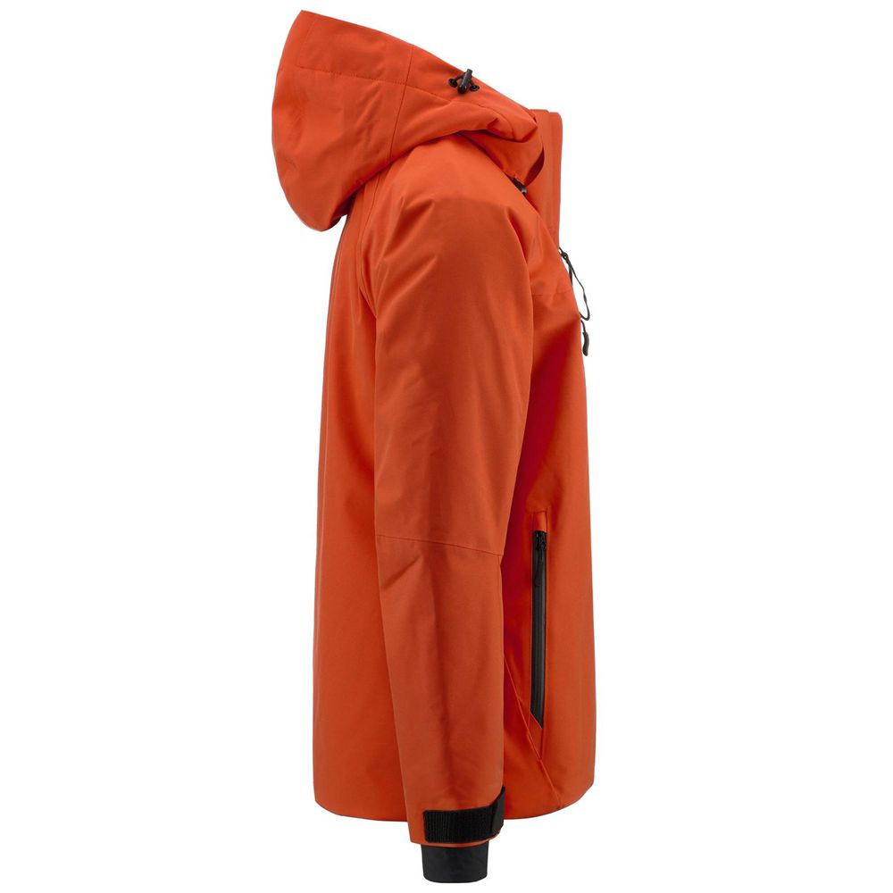 Men Kappa 6 Cento 611p Jacket Orange | IP0498213