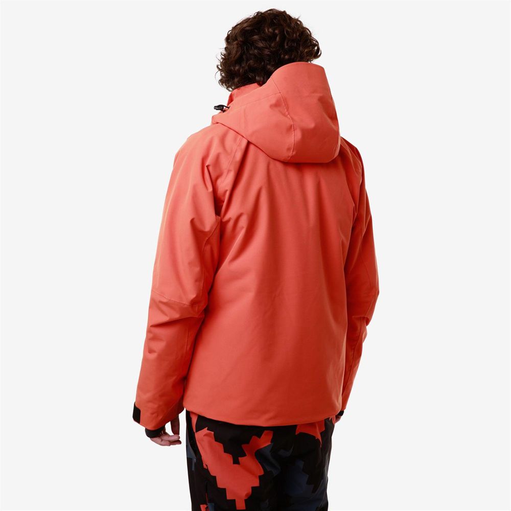 Men Kappa 6 Cento 611p Jacket Orange | IP0498213