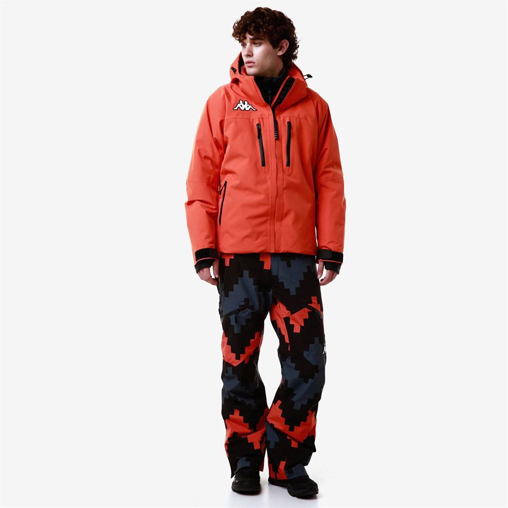 Men Kappa 6 Cento 611p Jacket Orange | IP0498213