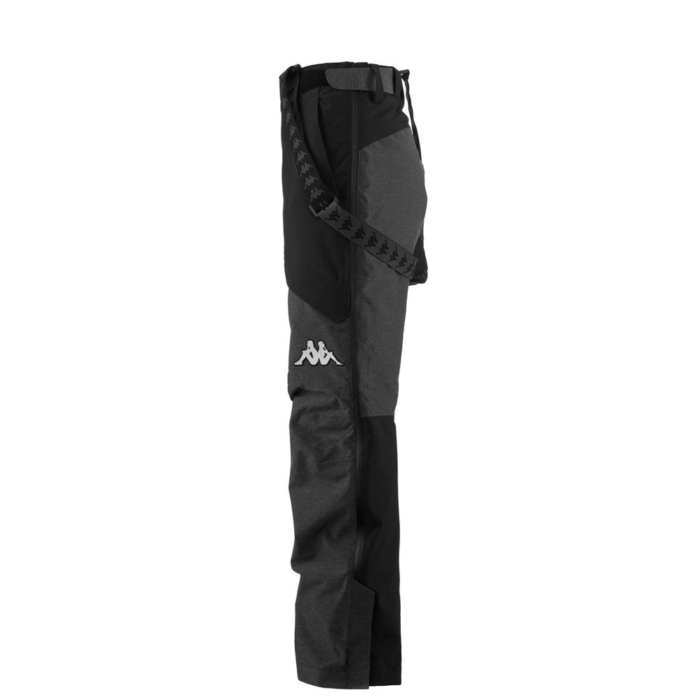 Men Kappa 6 Cento 622fzw Pants Black | CT5139740