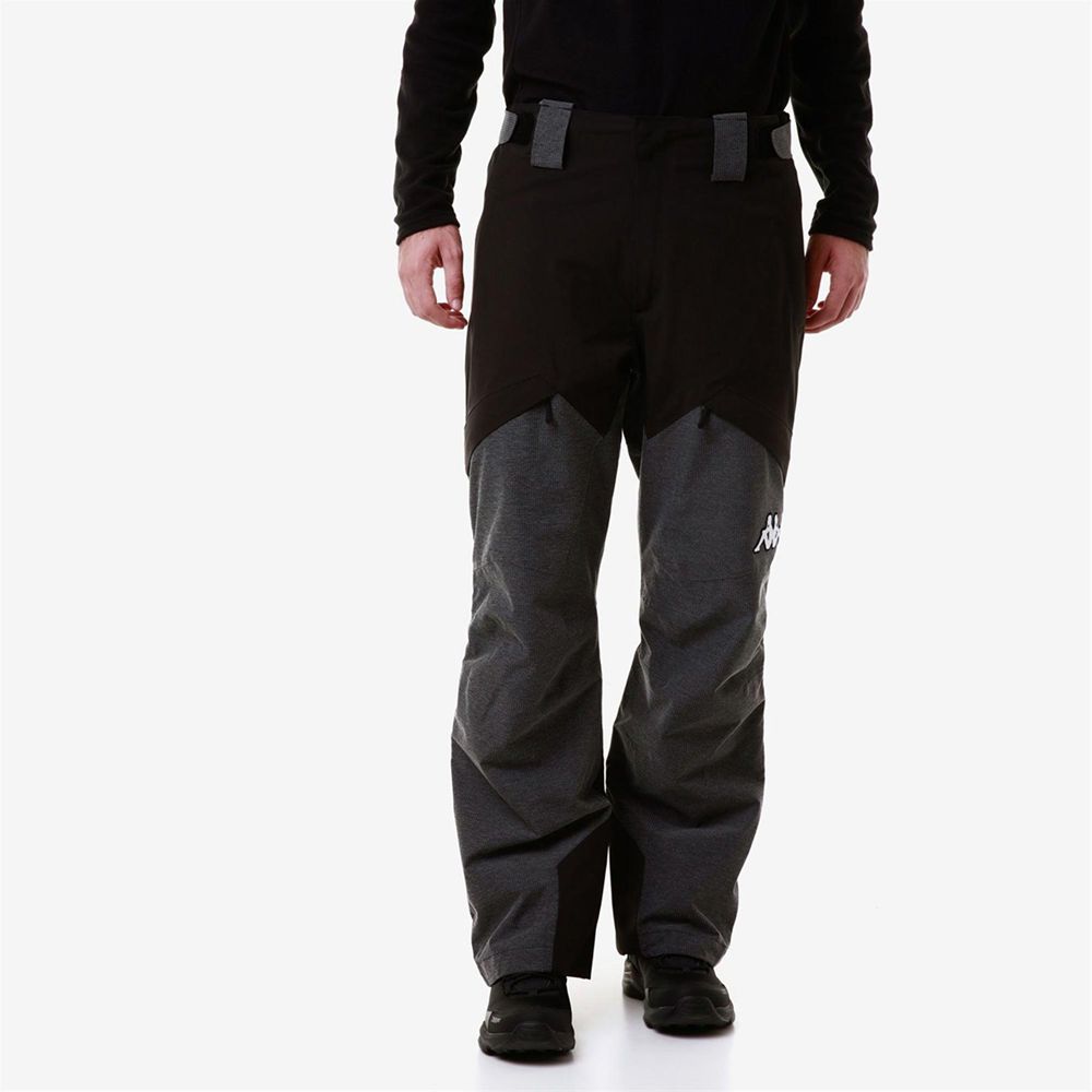 Men Kappa 6 Cento 622fzw Pants Black | CT5139740