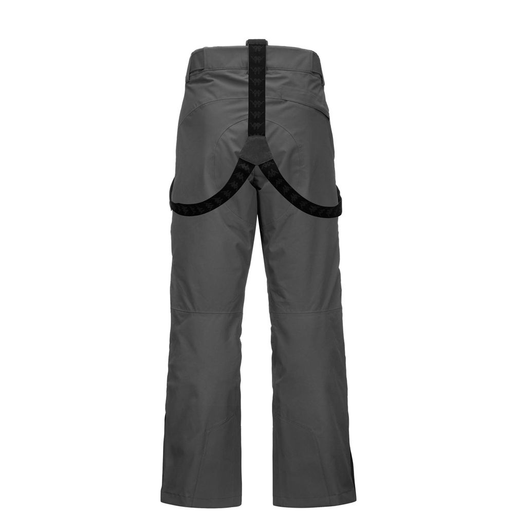 Men Kappa 6 Cento 622p Pants Grey | ER9748321