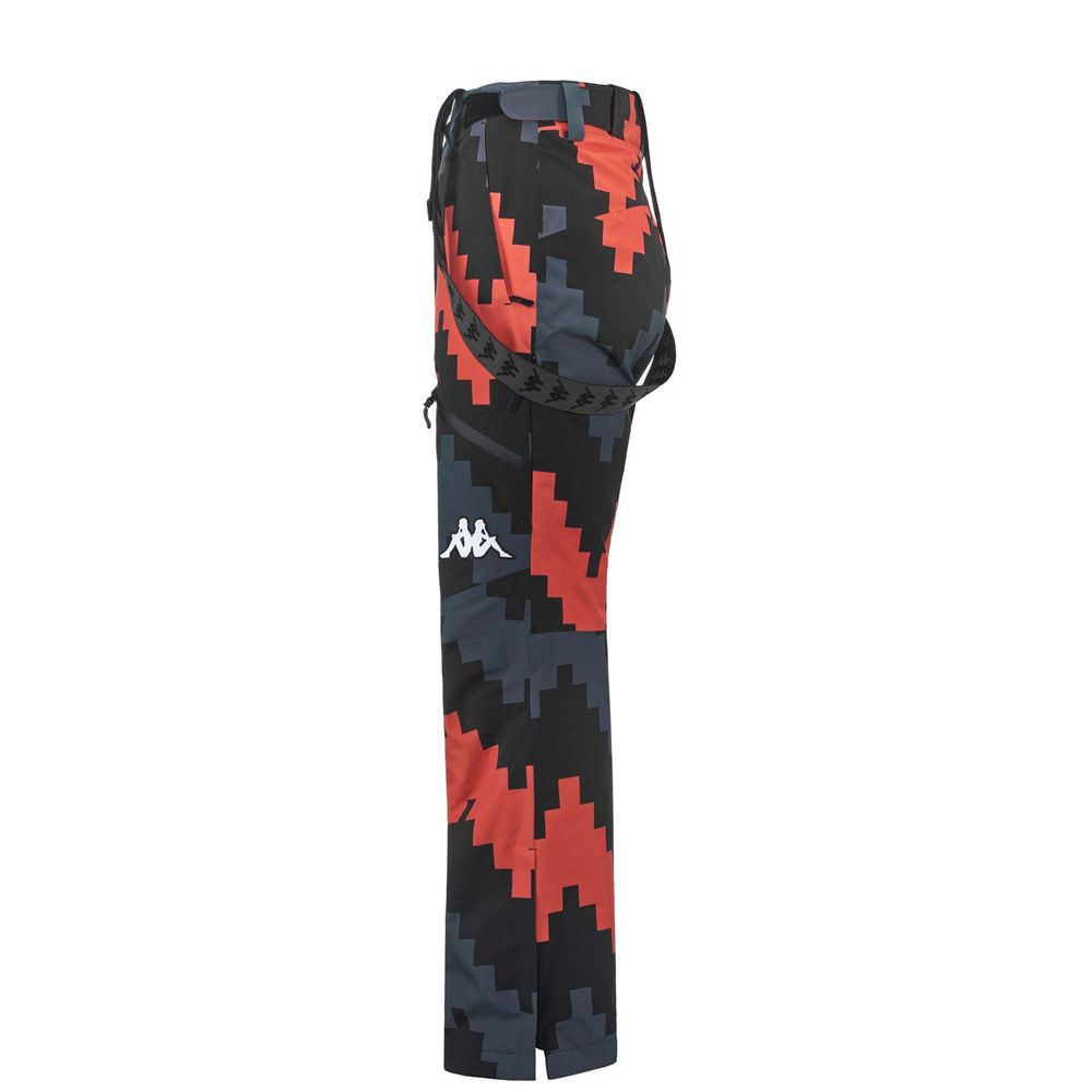 Men Kappa 6 Cento 622pg Pants Black | DU9532674