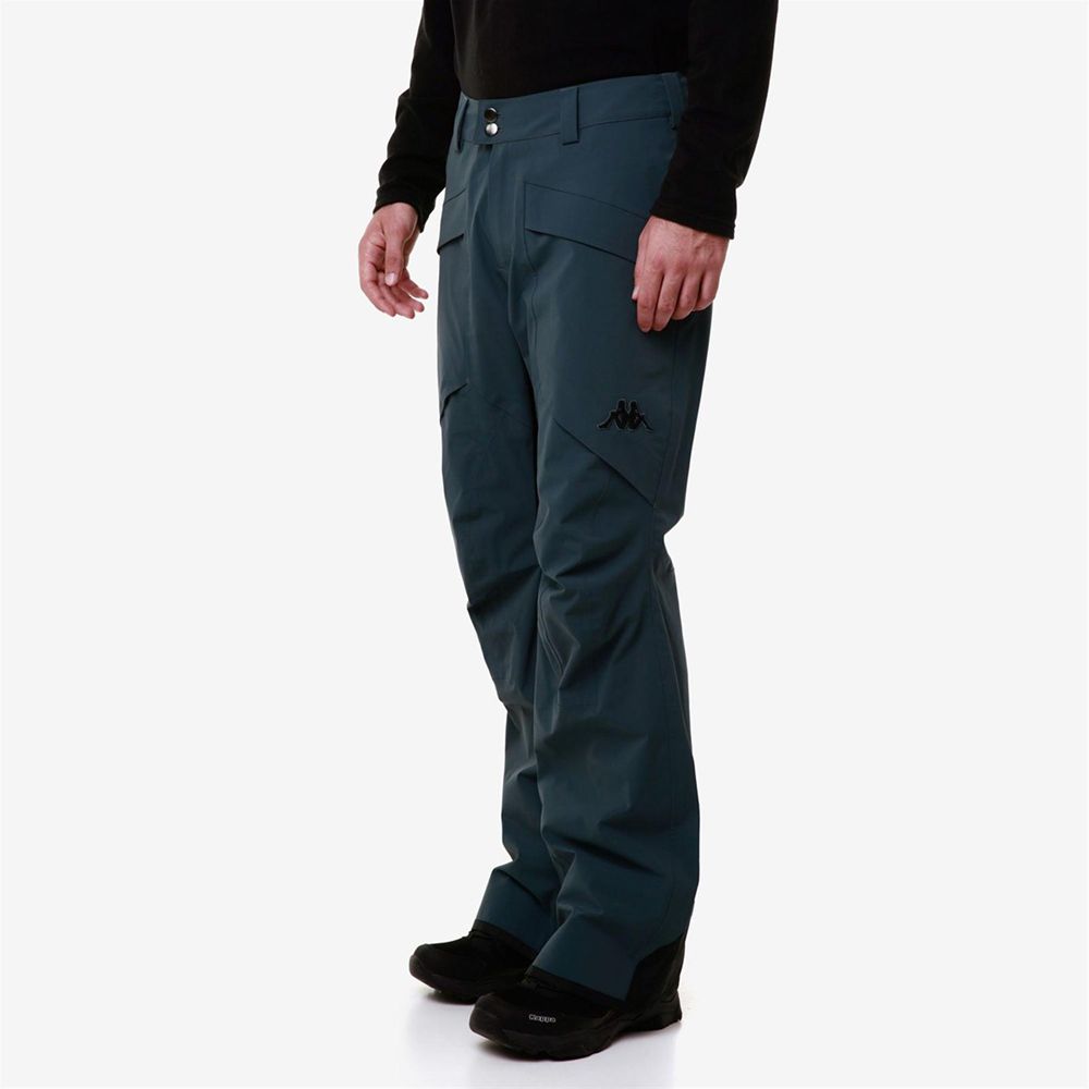 Men Kappa 6 Cento 623s Pants Grey | EL8765402