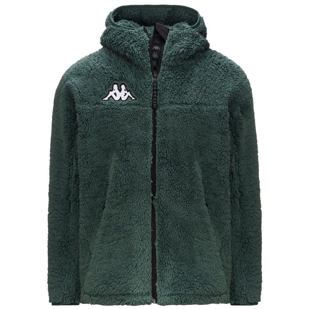 Men Kappa 6 Cento 635s Hoodie Green | VI5982146