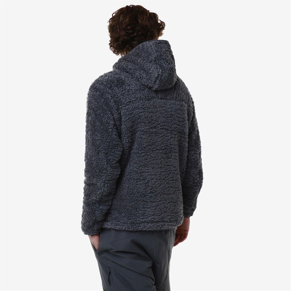 Men Kappa 6 Cento 635s Hoodie Grey | BX5128430