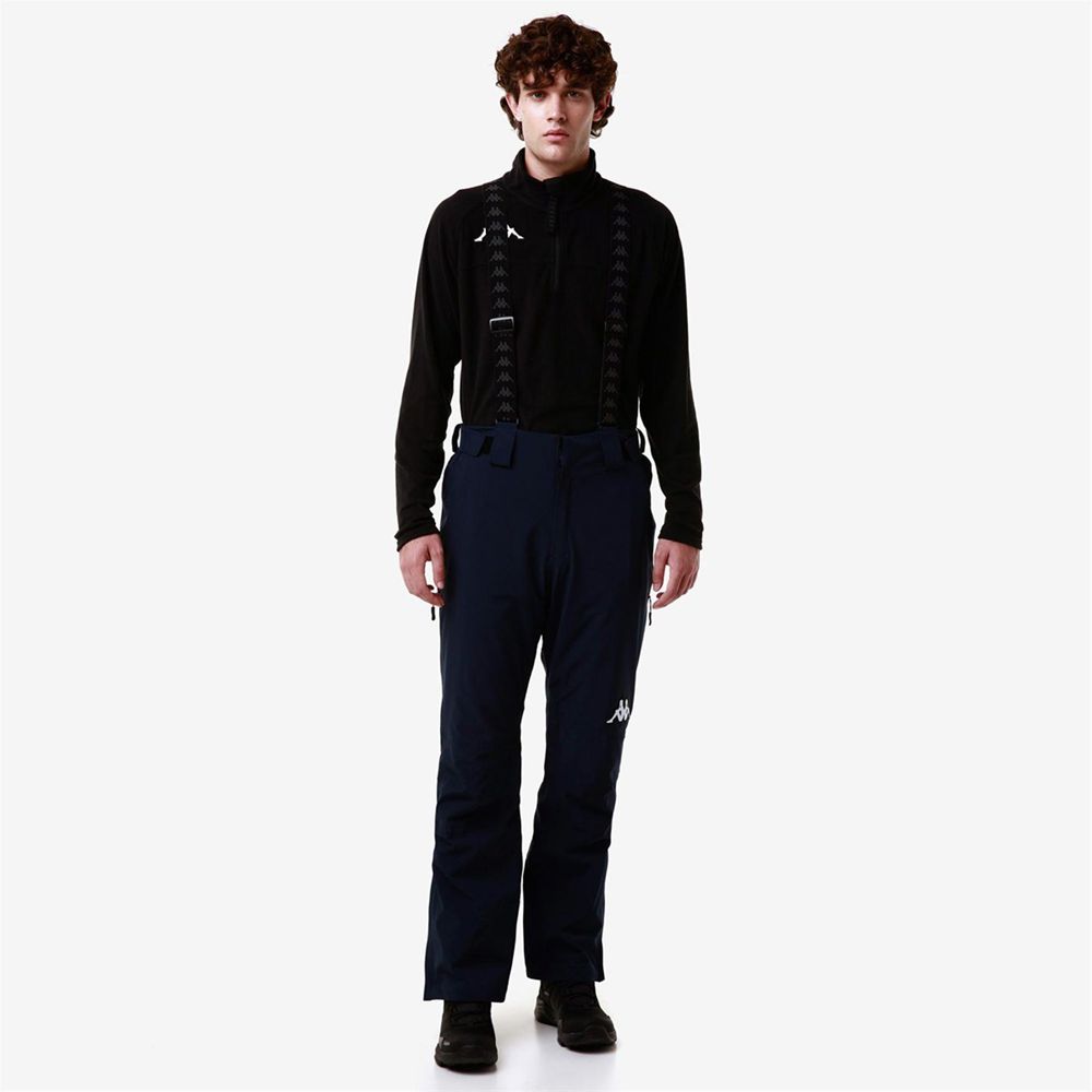 Men Kappa 6 Cento 664 Pants Navy | HI1206435