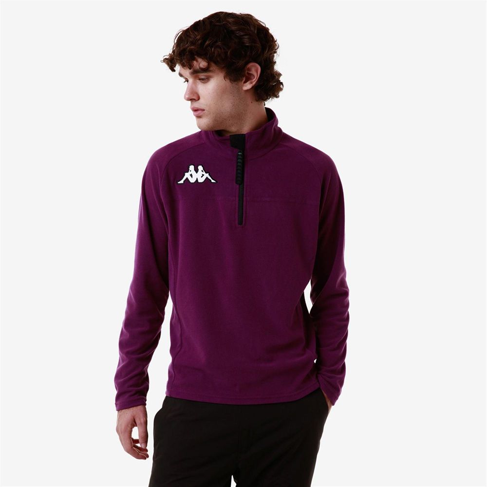 Men Kappa 6 Cento 687b Sweater Purple | BD8340579