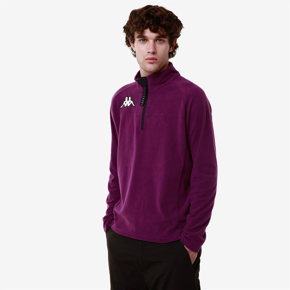 Men Kappa 6 Cento 687b Sweater Purple | BD8340579