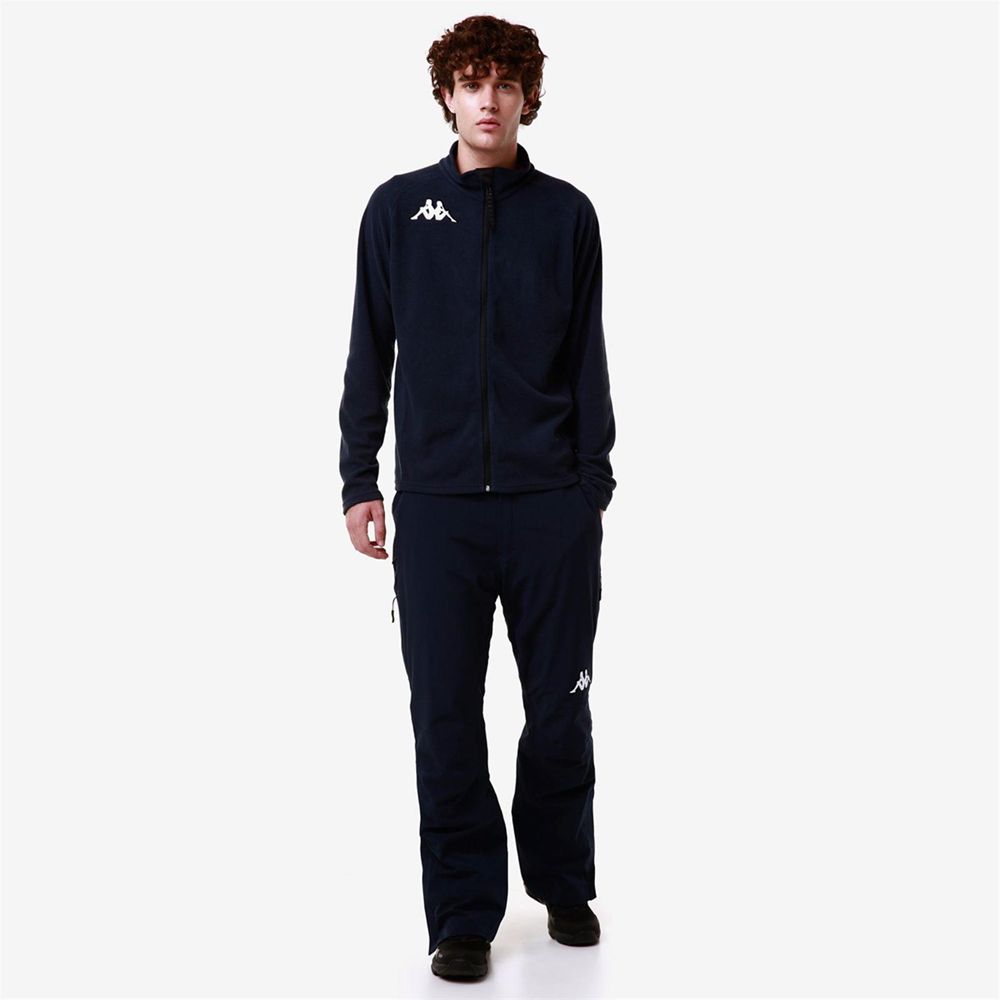 Men Kappa 6 Cento 687bfz Jacket Navy | EL7135846