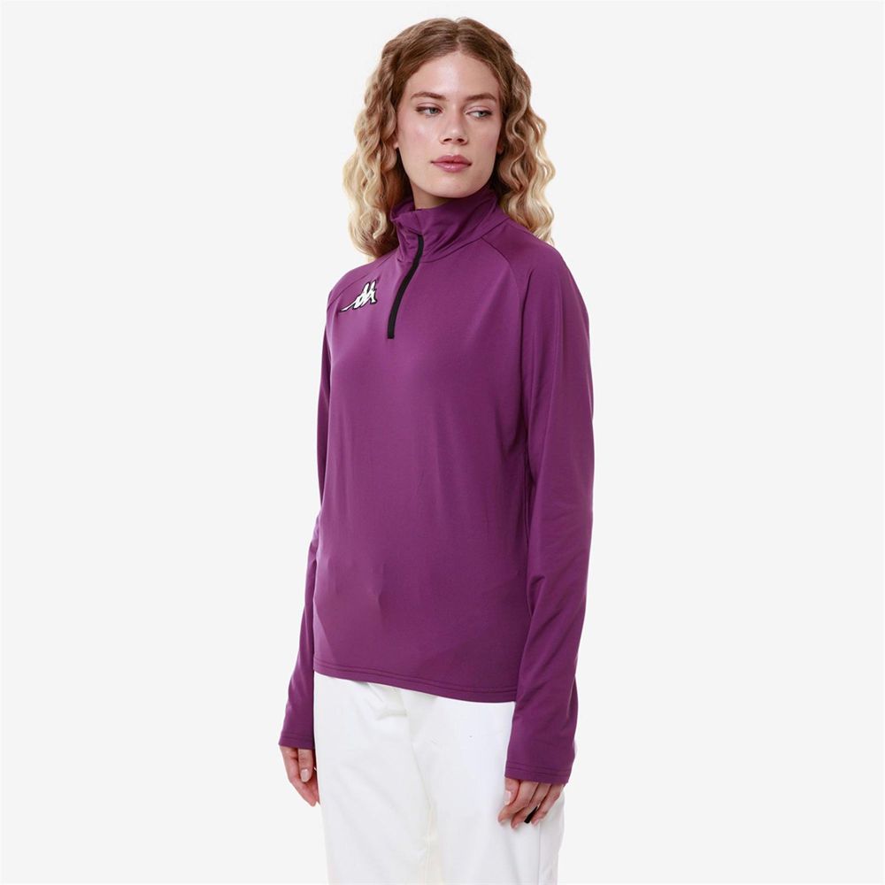 Men Kappa 6 Cento 687bk Sweater Purple | ME2591640