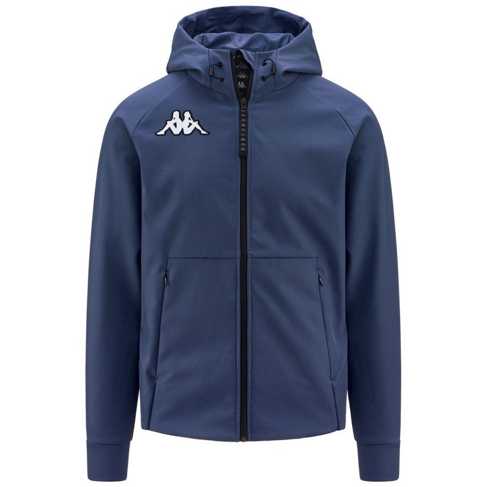 Men Kappa 6 Cento 687k Hoodie Blue | AG6429307