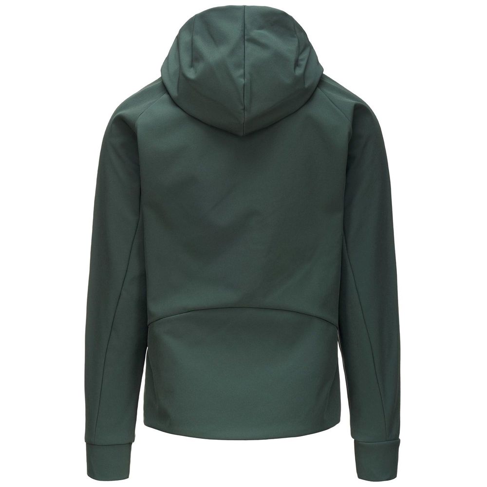 Men Kappa 6 Cento 687k Hoodie Green | TC5608329