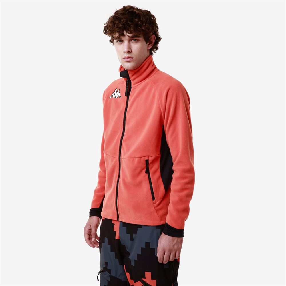 Men Kappa 6 Cento 687n Jacket Orange | YB8431629