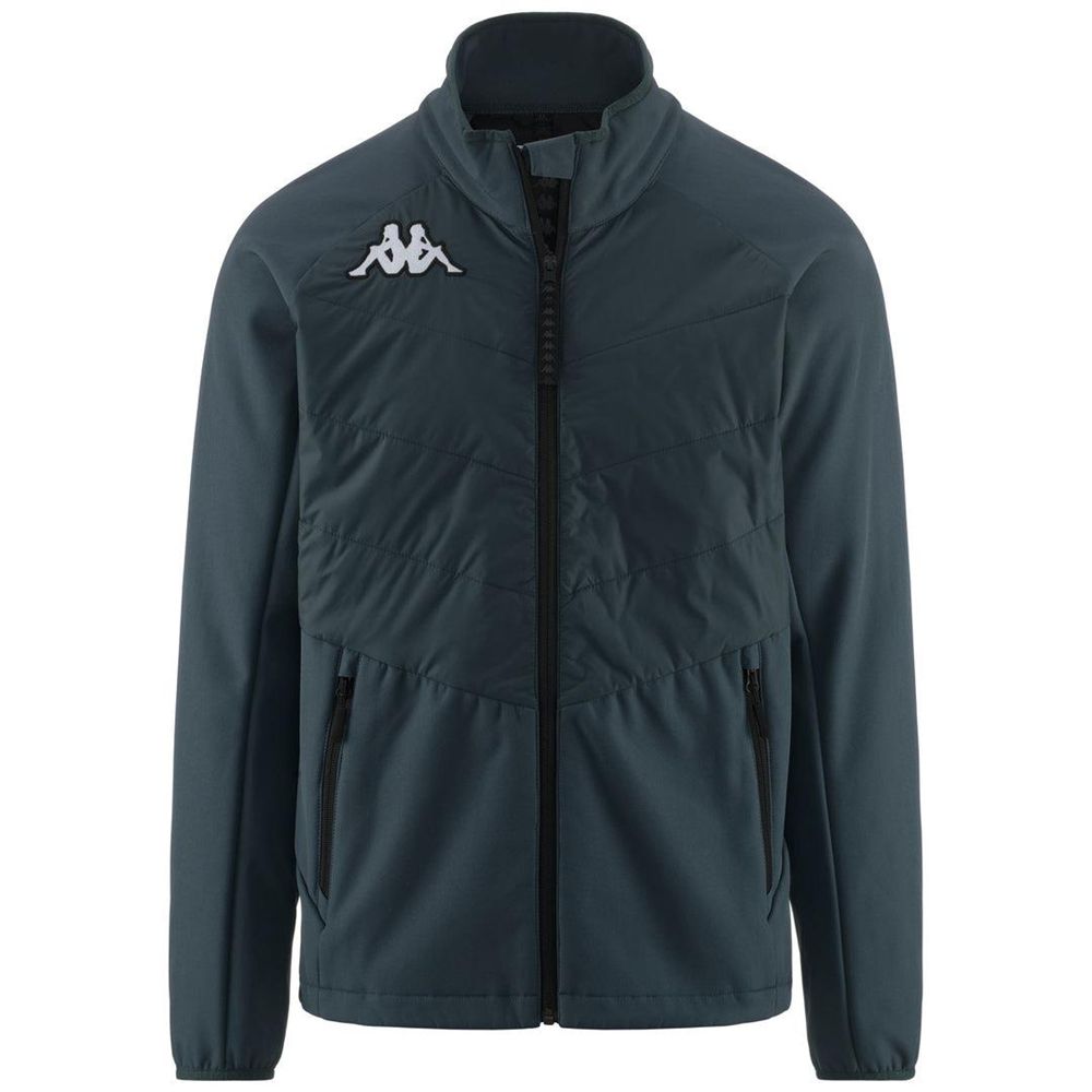 Men Kappa 6 Cento 698 Jacket Grey | MR3890516