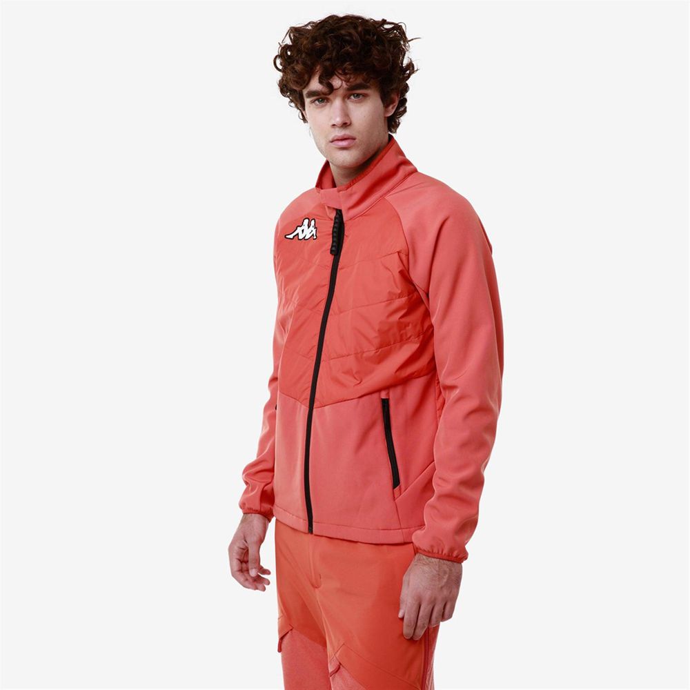 Men Kappa 6 Cento 698 Jacket Orange | IP1749326