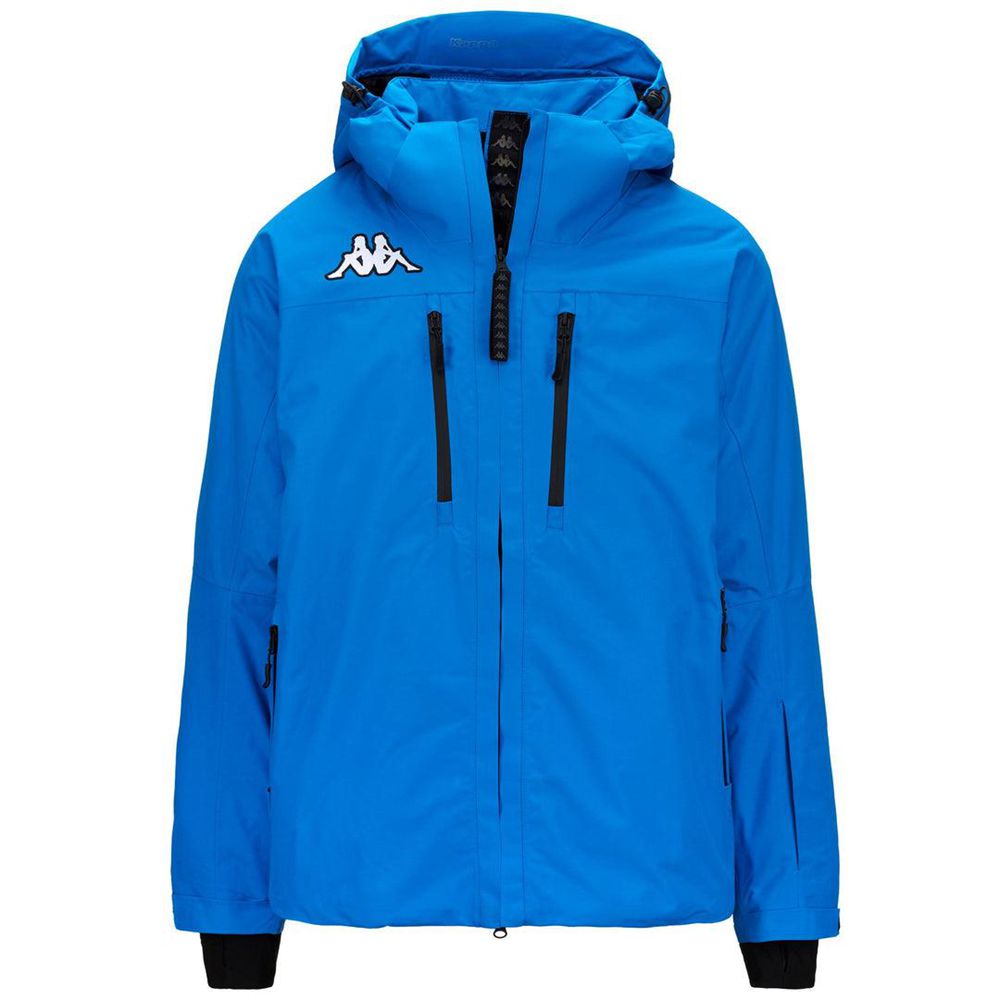 Men Kappa 8 Cento 811 Jacket Blue | AV9513468