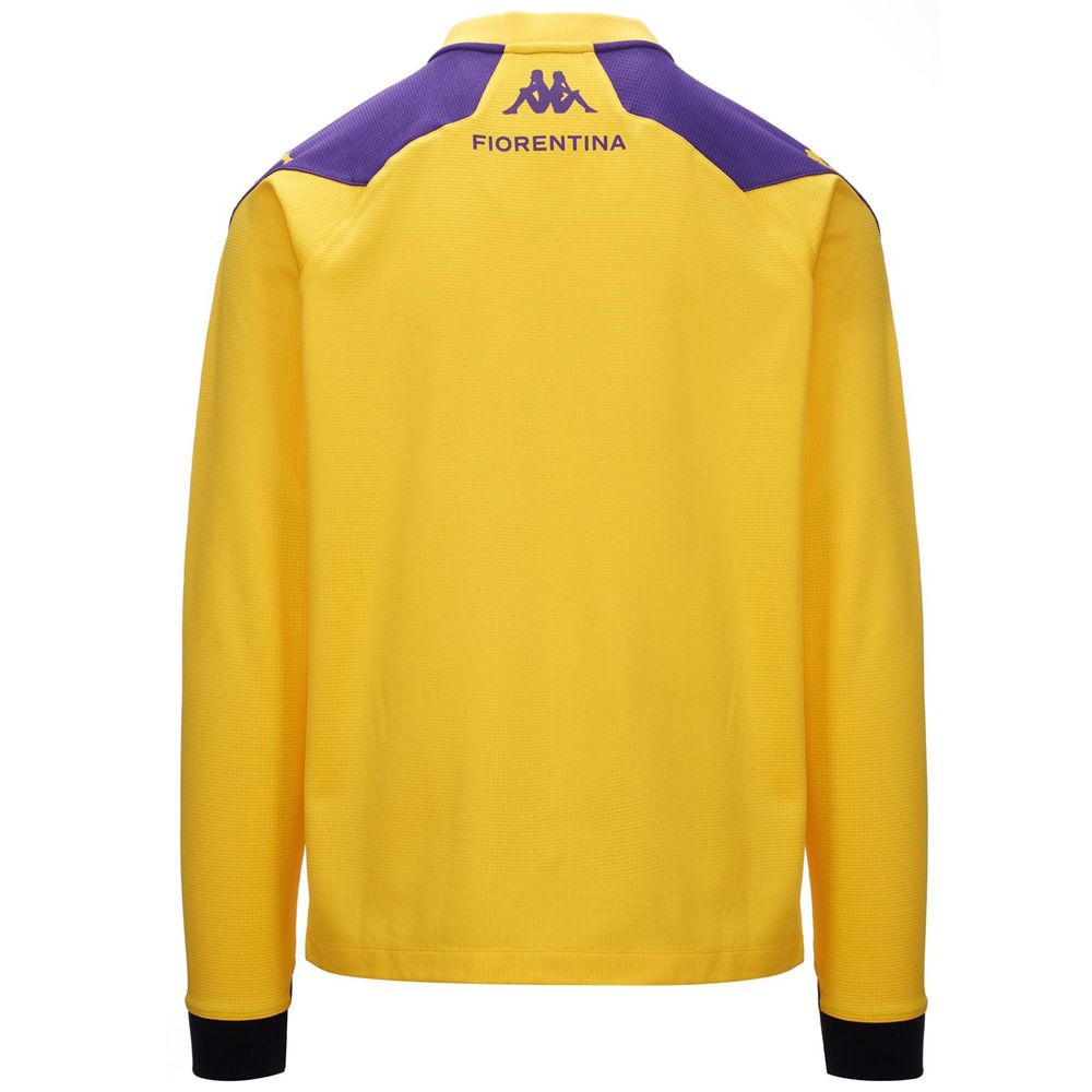 Men Kappa Ablas Pro 7 Fiorentina Sweater Yellow | PA3589462