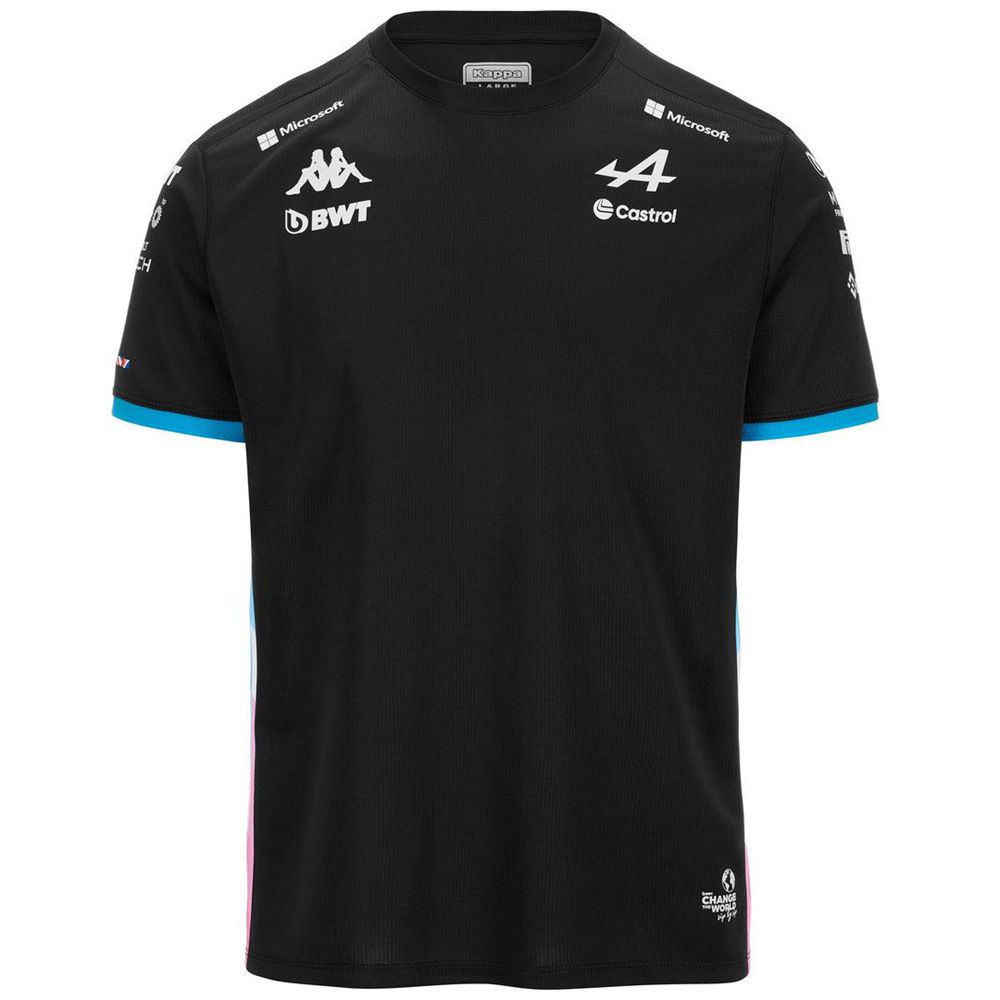 Men Kappa Adolim Alpine F1 Jersey Black | FX1264375