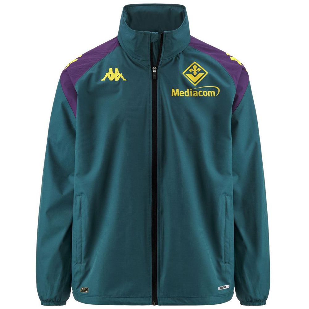 Men Kappa Adverzip Pro 7 Fiorentina Jacket Blue | ZA9712604