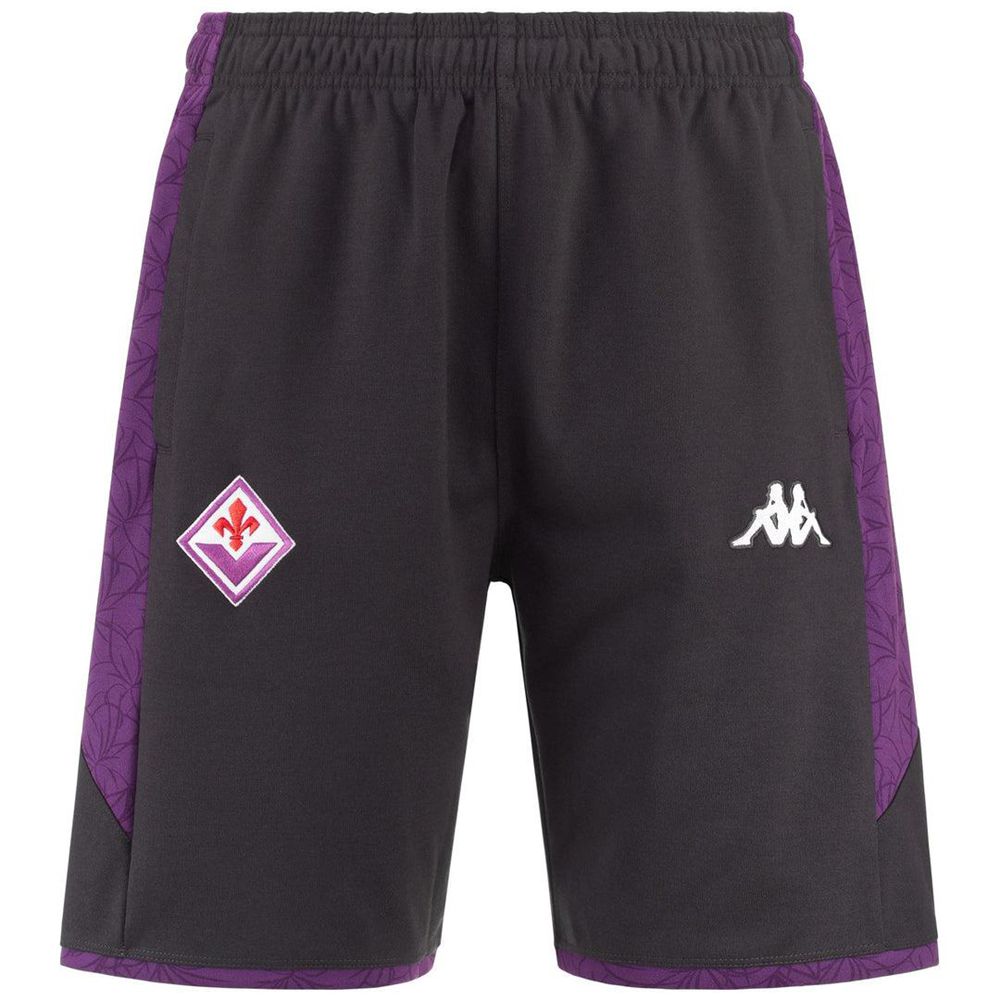 Men Kappa Alozip 7 Fiorentina Shorts Grey | JM5016274