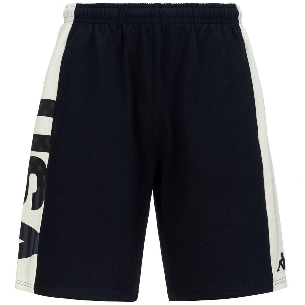 Men Kappa Alozip Usa Us Shorts Navy | HP7138420