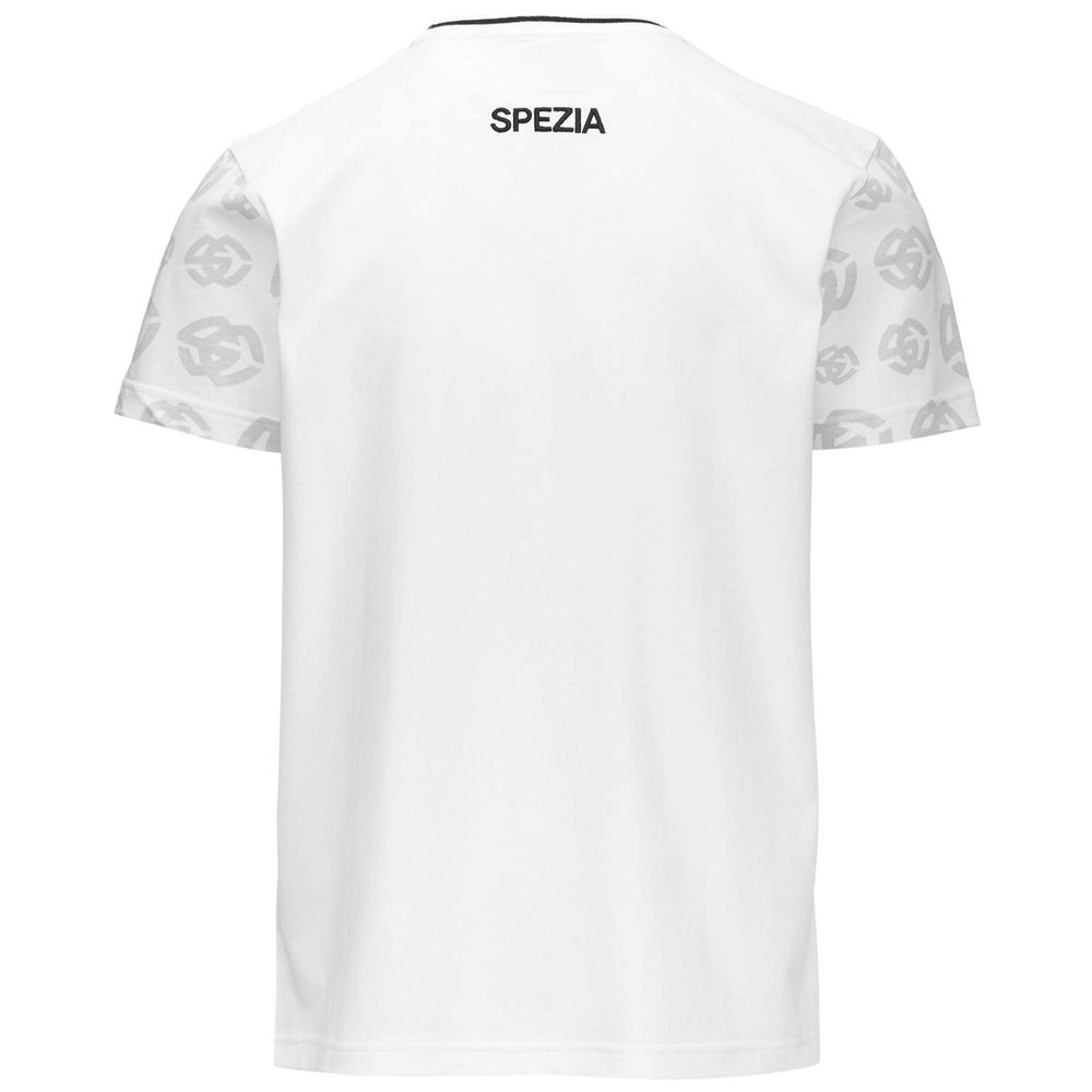 Men Kappa Amepaz Spezia T-Shirt White | XD7983164