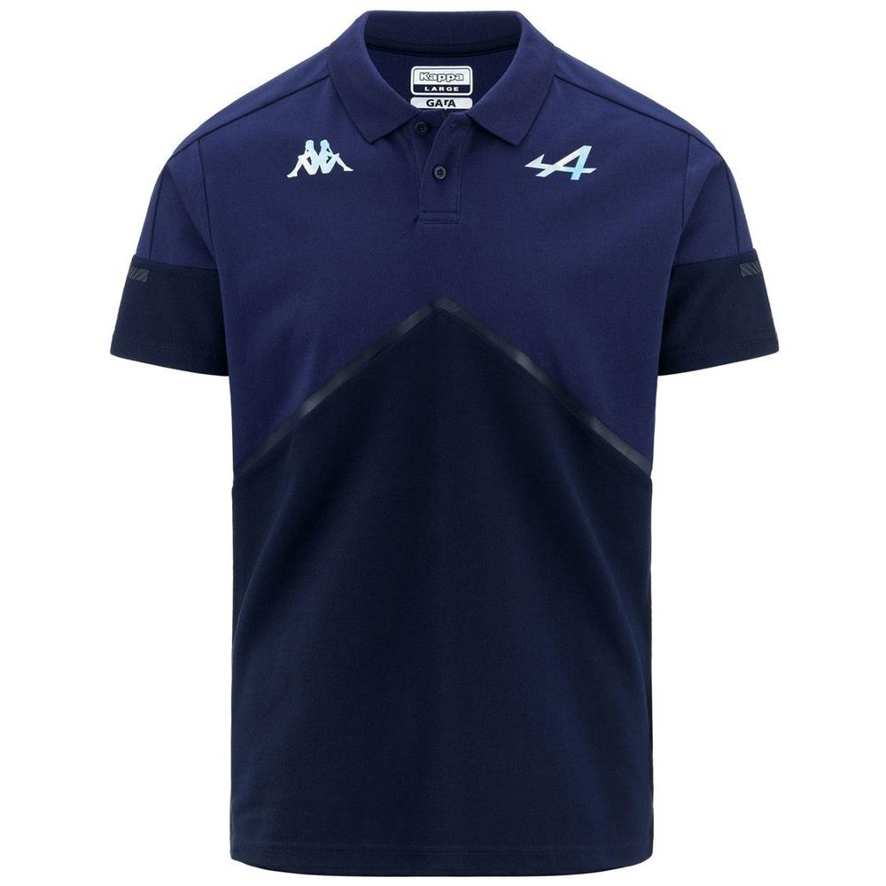 Men Kappa Angai Alpine F1 Polo Shirt Navy | KN6235184