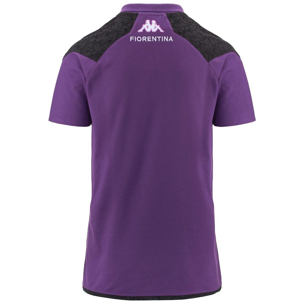 Men Kappa Angat 7 Fiorentina Polo Shirt Purple | KV7189502