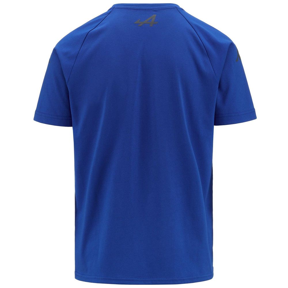 Men Kappa Argla Alpine F1 T-Shirt Blue | RU3765941