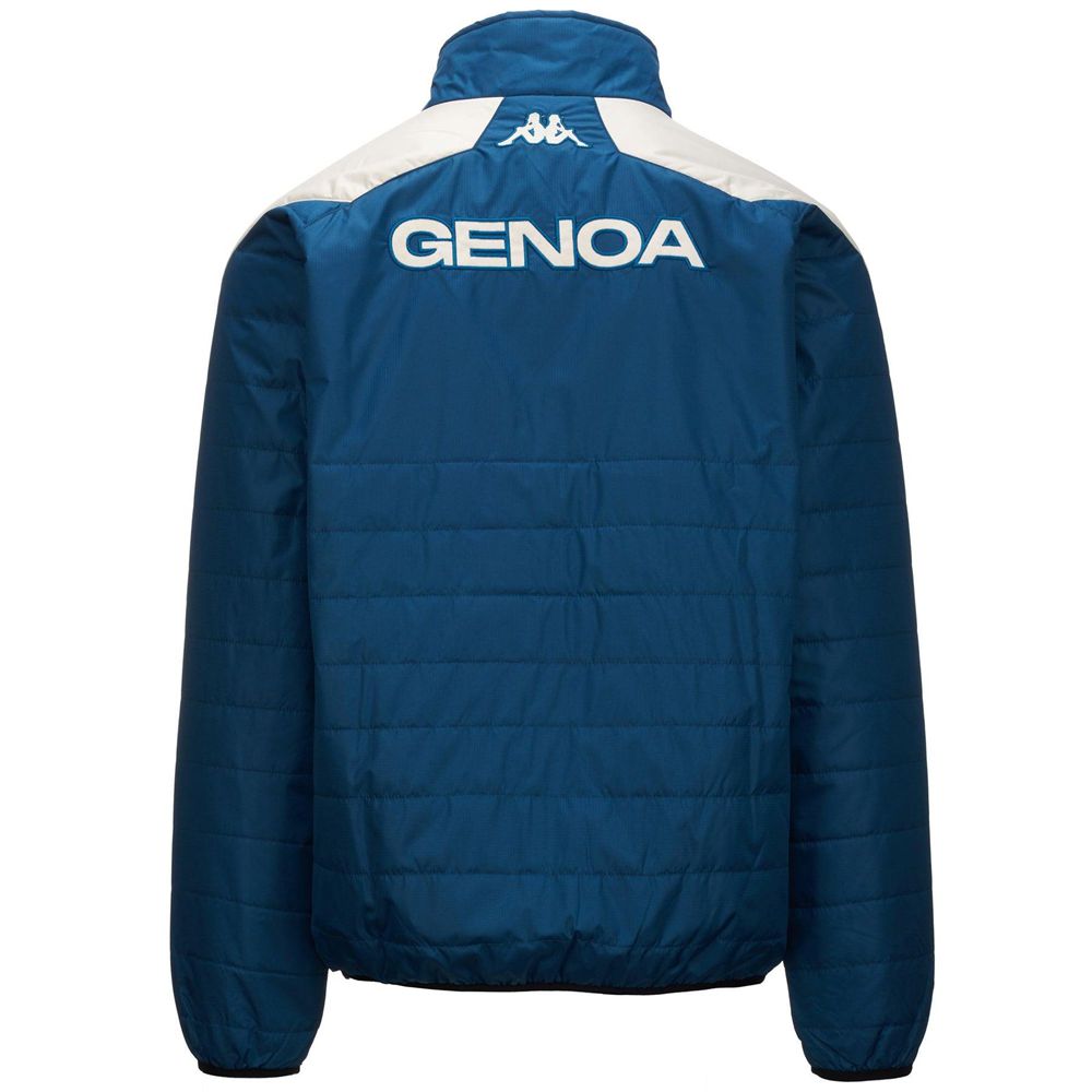 Men Kappa Arseco 7 Genoa Jacket Blue | YU5073419