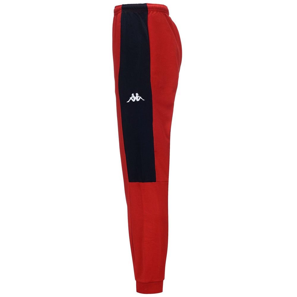 Men Kappa Arufinzip Usa Us Pants Red | OL0354781