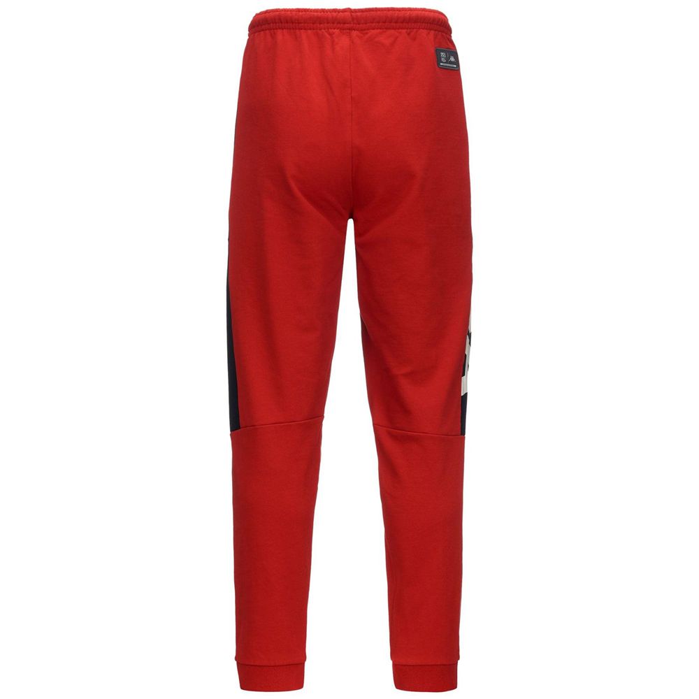 Men Kappa Arufinzip Usa Us Pants Red | OL0354781