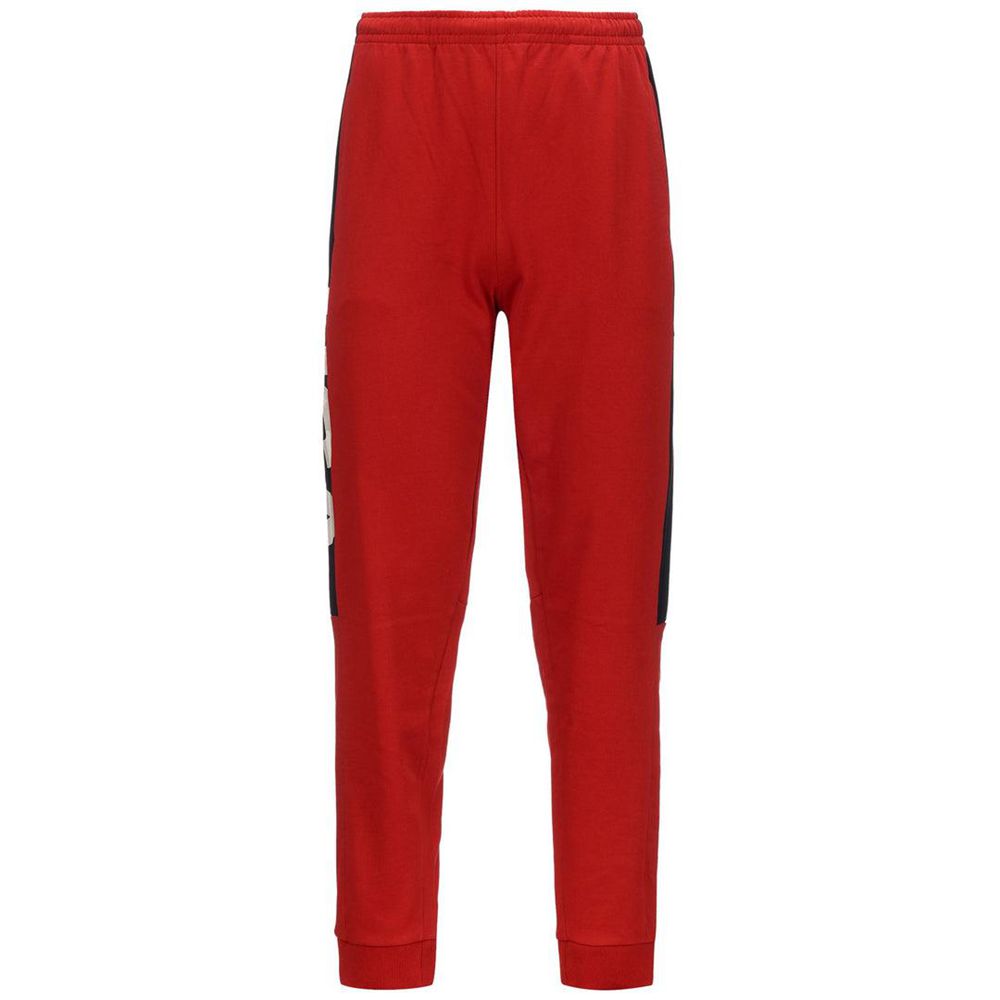 Men Kappa Arufinzip Usa Us Pants Red | OL0354781