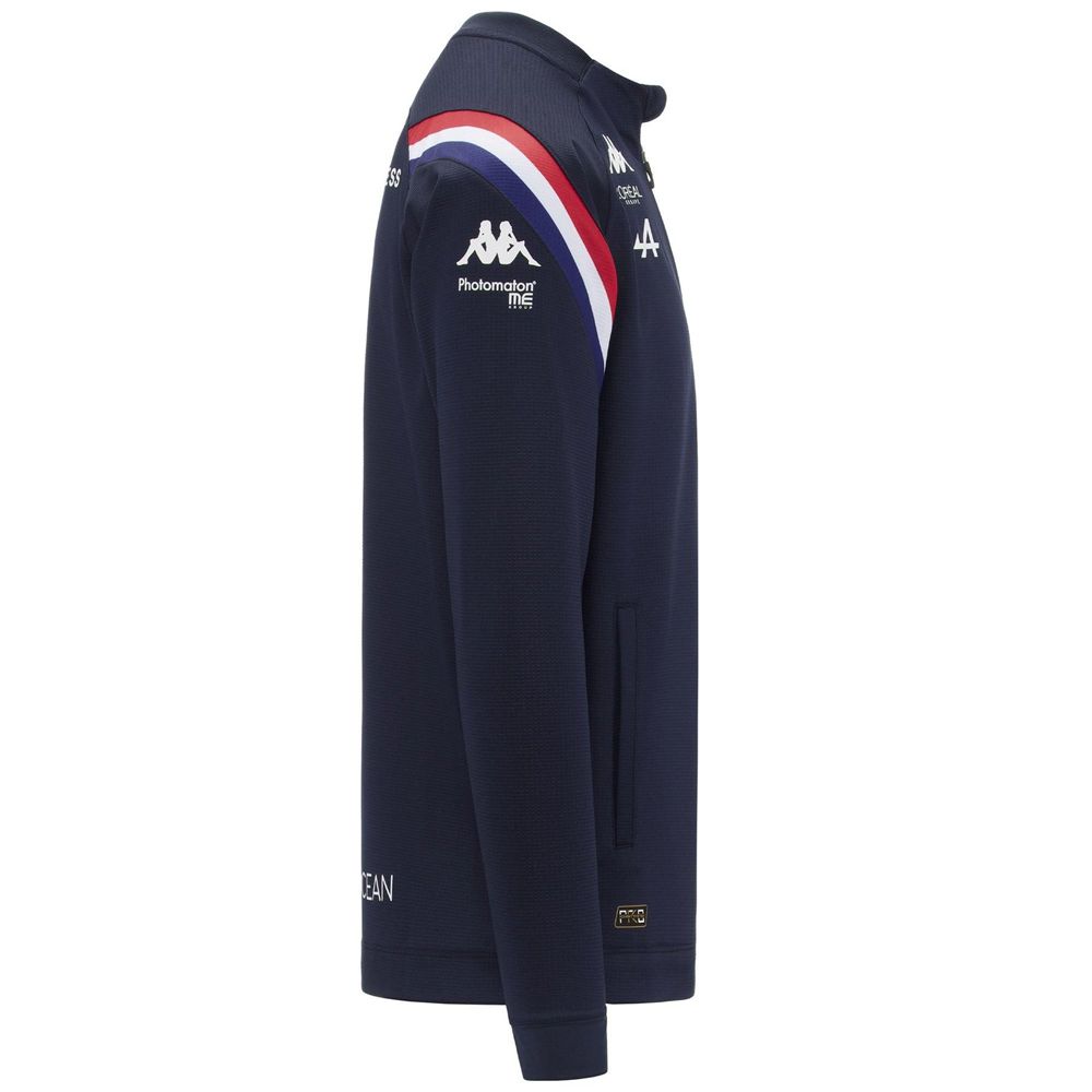 Men Kappa Arun Pro 7 Orient Express Jacket Navy | BY0679532