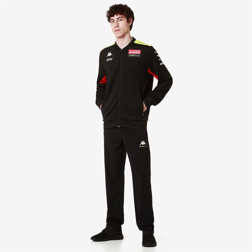 Men Kappa Atrisomone Vr46 Jacket Black | AI6503891