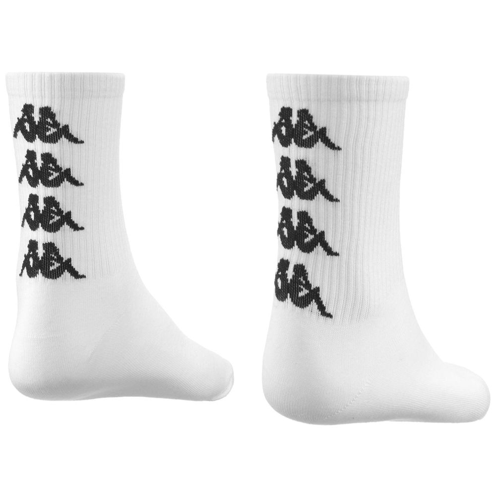 Men Kappa Authentic Amal 1pack Socks White | KU8650127