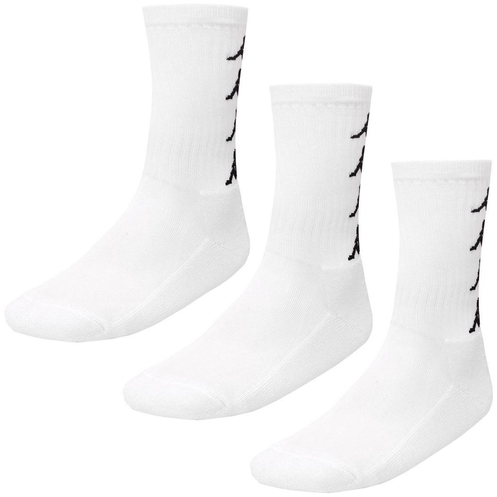 Men Kappa Authentic Amal 3pack Socks White | XW4895271