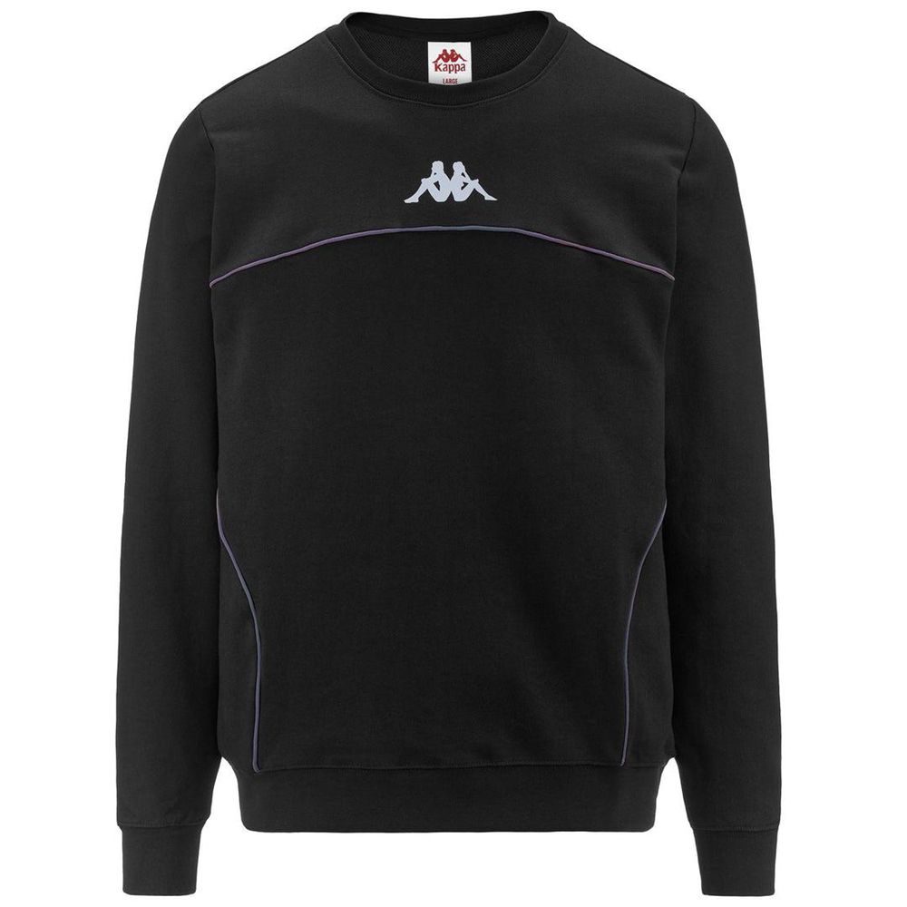 Men Kappa Authentic Dpg Baks Sweater Black | ZU1297346