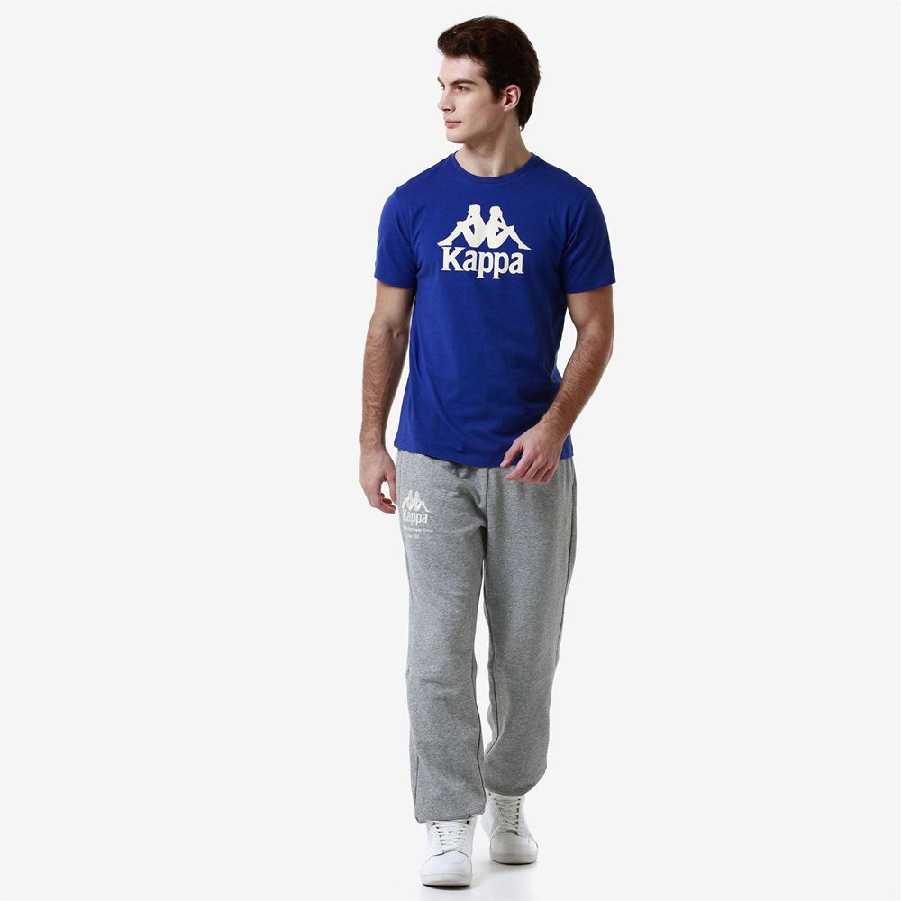 Men Kappa Authentic Estessi T-Shirt Blue | DK7820513