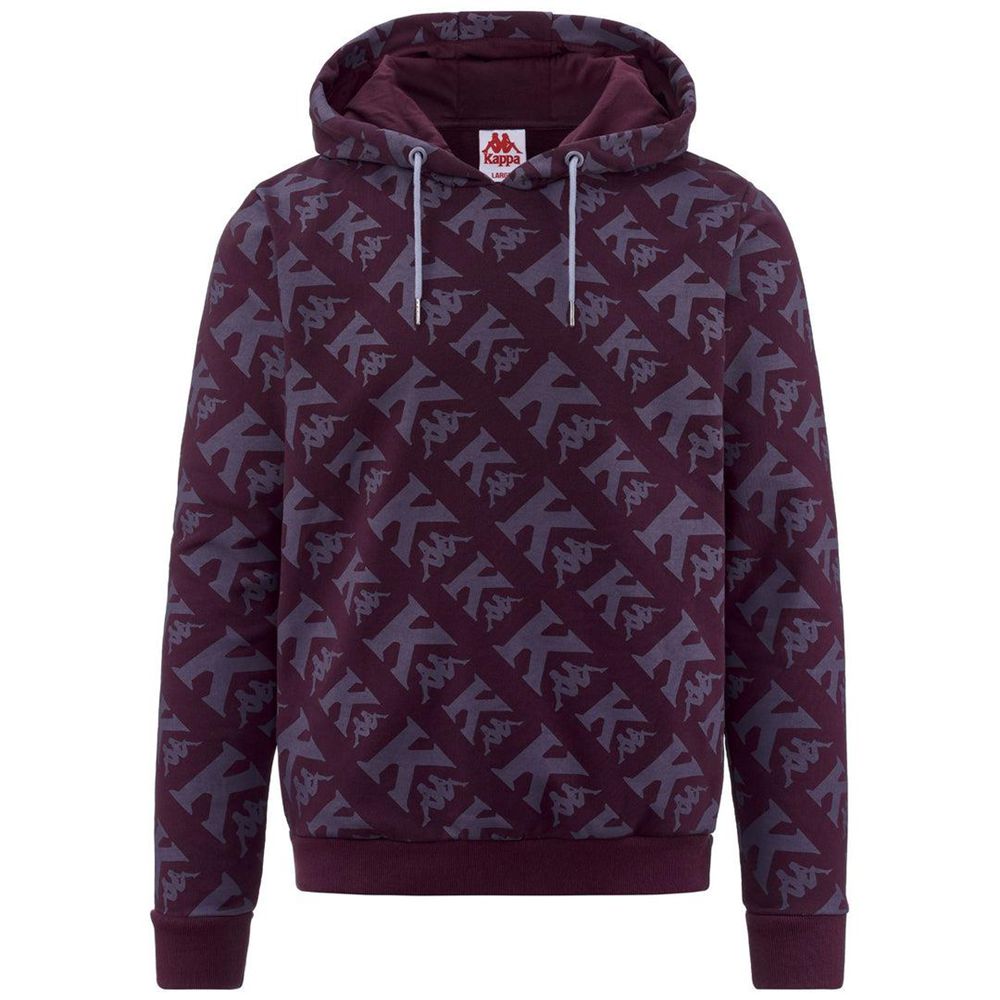 Men Kappa Authentic Fancy Hoodie Purple | XL3257861