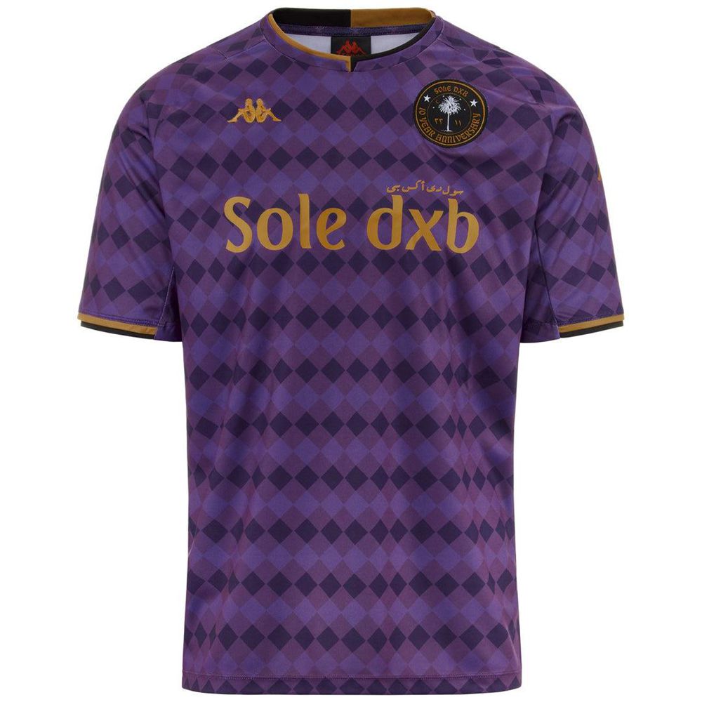 Men Kappa Authentic Fasto Sole Dxb Jersey Purple | FE2051693